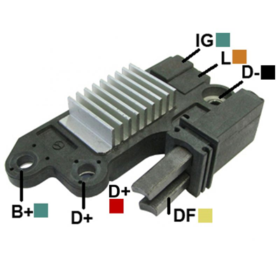 [07GA602] REGULADOR CHERY QQ 1.6 12 2 CONEXIONES IG-L TIPO CHERY (GA1602)
