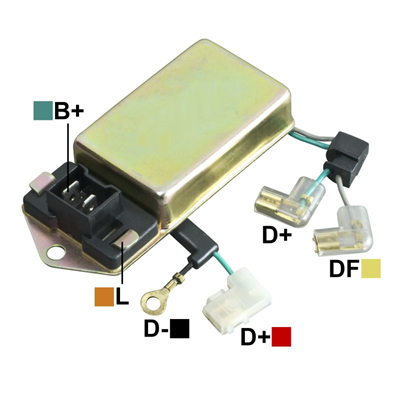 [07GA700] REGULADOR FORD TRACTOR LUCAS 12 90 2 PINES 4 CABLES 2 L-B+ TIPO LUCAS