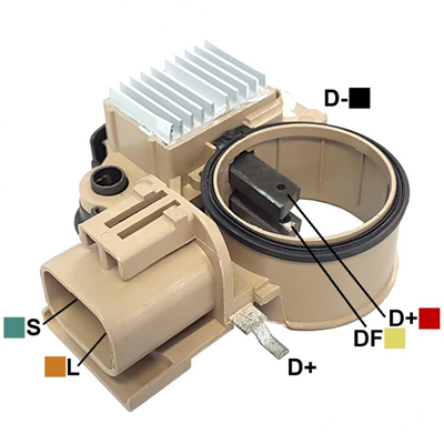 [07GA775] REGULADOR HYUNDAI H1 STAREX 2.5 DIESEL PORTER 1997-2004 12 110 EQ 37370-47301 2 L-S TIPO MANDO IVR408