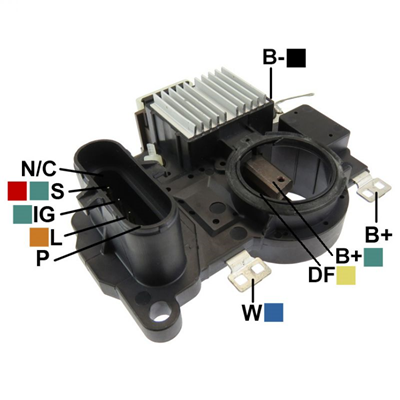 [07GA791] REGULADOR SCANIA BUSES 24V DIAMETRO P ESC 27.8MM 5 N C-S-IG-L-P TIPO MITSUBISHI