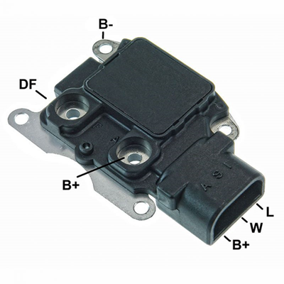 REGULADOR FORD MUSTANG TAURUS 12 SIN ESCOBILLAS 3 B+-W-L TIPO MOTORCRAFT (GA1202)