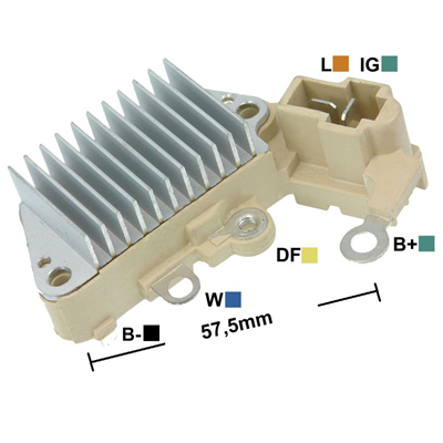 [07GA870] REGULADOR KUBOTA CASE YALE 12 2 L-IG TIPO NIPPONDENSO