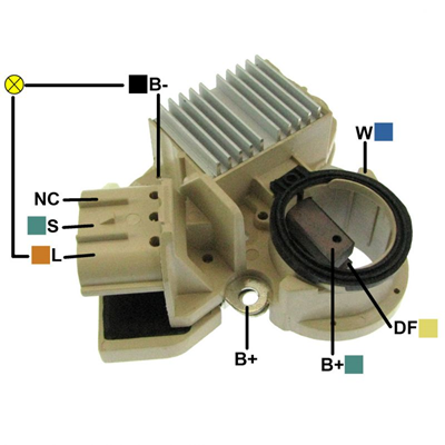 [07GA877] REGULADOR NISSAN VERSA 2007>2010 12 3 N C-S-L TIPO MITSUBISHI