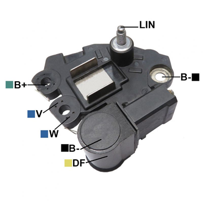 [07GA906] REGULADOR INTELIGENTE FORD FOCUS 2.0NEW FIESTA 12 CON TERMINAL (LIN) TIPO VALEO (GA1831)