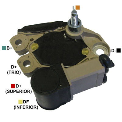 [07GA920] REGULADOR CHEVROLET CORSA 1.4 12 L TIPO VALEO TRIDIODO