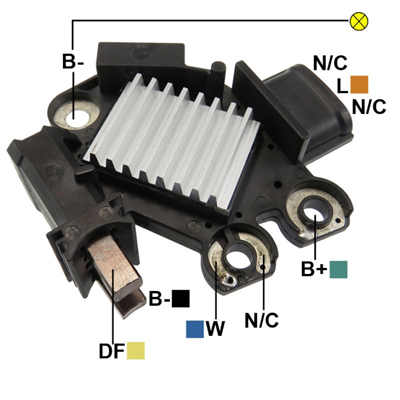 [07GA933] REGULADOR HYUNDAI I10 2013-18 12 3 N C-L-N C TIPO VALEO