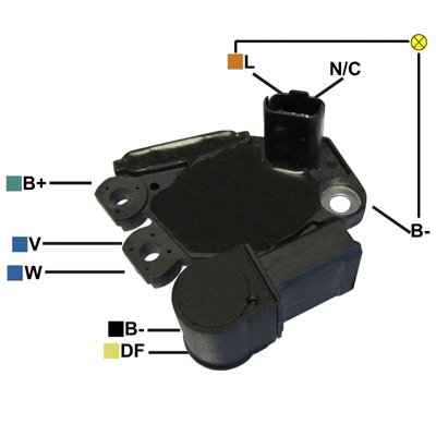 REGULADOR RENAULT SANDERO CLIO MEGANE KANGOO 12 2 L-DFM TIPO VALEO (GA1807)