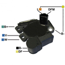 REGULADOR RENAULT DUSTER 2.0 OROCH 2.0 16V 12 2 L-DFM TIPO VALEO (GA1827)