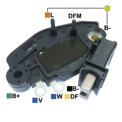 [07GA997] REGULADOR MB MERCEDES BENZ A160 CITROEN BERLINGO 12 L-DFM TIPO VALEO