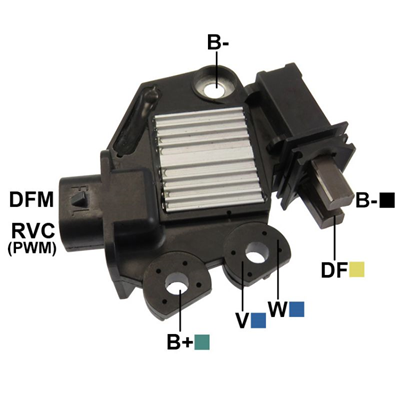 [07GA998] REGULADOR INTELIGENTE CHEVROLET CAPTIVA 2010>2014 12 PWM 2 DFM-RVC TIPO VALEO