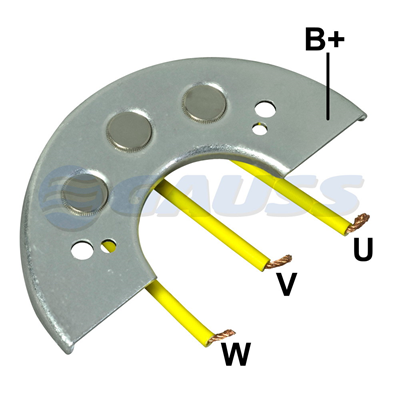 [07GA1001] RECTIFICADOR TRACTORES FIAT PERKINS MASSEY FERGUSON 55AMP 3X35A(GA004 GA005) TIPO BOSCH