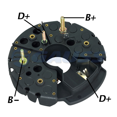 [07GA1065] RECTIFICADOR FORD CARGO 1113 1114 1117 1215  F6000 F7000 SERIE HD-1 95AMP 12X35A TIPO BOSCH (GA008)