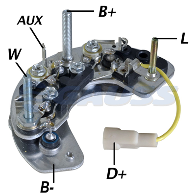 RECTIFICADOR LUCAS FORD FIESTA LAND ROVER 75AMP 6X35A TIPO LUCAS