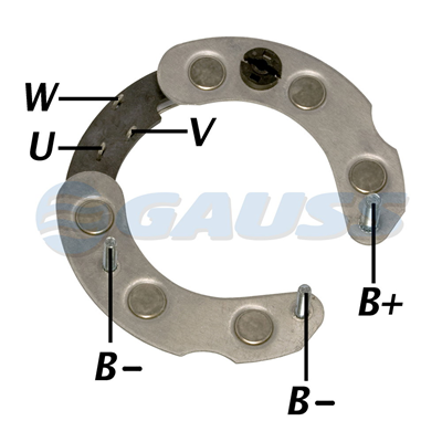 [07GA1210] RECTIFICADOR FORD UNIVERSAL 85AMP 6X35A TIPO FORD