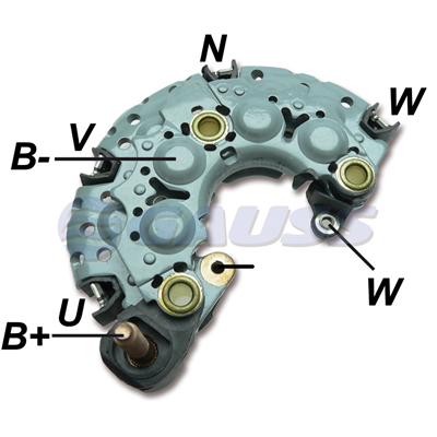 [07GA1254] RECTIFICADOR TOYOTA VOLVO 115AMP 8X50A TIPO DENSO