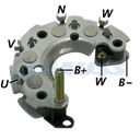 RECTIFICADOR FIAT PALIO LAND ROVER 95AMP 8X35A AVALANCHE (ZENER) 111MM TIPO MAGNETI MARELLI