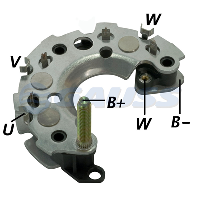 [07GA1301] RECTIFICADOR FIAT PALIO TEMPRA 120AMP 6X50A (GA121 GA122) TIPO MAGNETI MARELLI