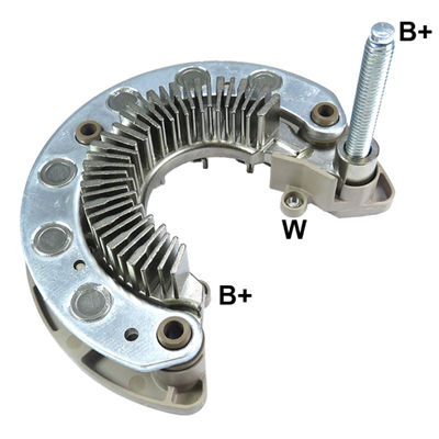 RECTIFICADOR RENAULT MASTER 2010>2016 NISSAN NAVARRA 120AMP 12X35A M8X46MM AVALANCHE 128MM(GA762) TIPO MITSUBISHI