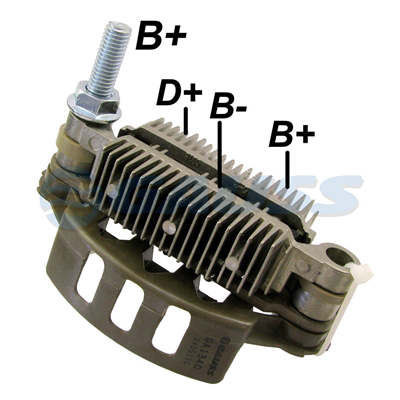 [07GA1340] RECTIFICADOR MAZDA MILENIO 85AMP 6X35A M8X25MM TRIDIODO (GA472) TIPO MITSUBISHI