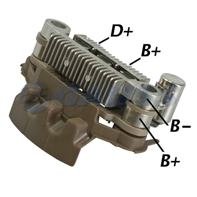 [07GA1360] RECTIFICADOR MITSUBISHI HYUNDAI NISSAN 120AMP 6X50A TIPO MITSUBISHI