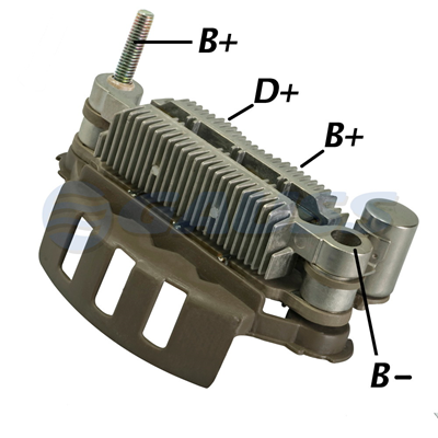 [07GA1370] RECTIFICADOR MITSUBISHI MAZDA 140AMP 8X50A 85MM TIPO MITSUBISHI