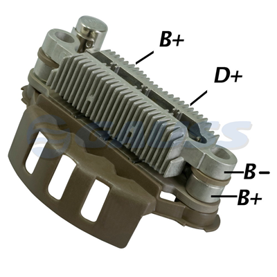 [07GA1375] RECTIFICADOR MITSUBISHI FORD MAZDA 105AMP 8X35A 85MM TIPO MITSUBISHI