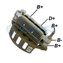 RECTIFICADOR MITSUBISHI NISSAN 200SX 95AMP 8X35A85MM TIPO MITSUBISHI