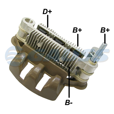 [07GA1395] RECTIFICADOR MITSUBISHI MAZDA 120AMP 6X50A TIPO MITSUBISHI