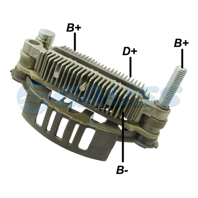 [07GA1398] RECTIFICADOR MITSUBISHI PAJERO 2.8L94-98 95AMP 6X35A100MM(GA857) TIPO MITSUBISHI