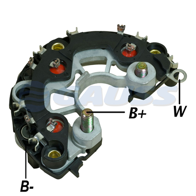 [07GA1421] RECTIFICADOR AUDI A3 LAND ROVER VW VOLKSWAGEN SEAT 90AMP 6X35A CONEXION TRIANGULO (GA225 GA261 GA282) TIPO BOSCH