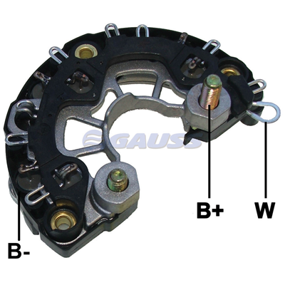 [07GA1425] RECTIFICADOR FIAT PALIO 90AMP 6X35A AVALANCHE (ZENER) (GA220 GA225 GA239 GA240 GA261 GA265 GA281 GA391) TIPO BOSCH