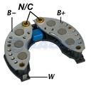 RECTIFICADOR PARIS RHONE RENAULT R-9 (+ -) 85AMP 6X35A TIPO VALEO