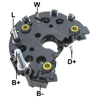 [07GA1510] RECTIFICADOR MB MERCEDES BENZ 90AMP 6X50A AVALANCHE (ZENER) TRIDIODO 112MM (GA211) TIPO BOSCH