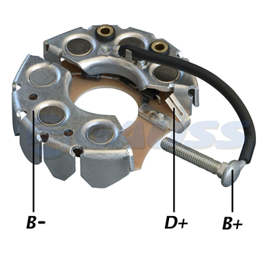 [07GA1595] RECTIFICADOR VW VOLKSWAGEN ESCARABAJO 85AMP 6X35A 111MM (GA001 GA011 GA012 GA013) TIPO BOSCH