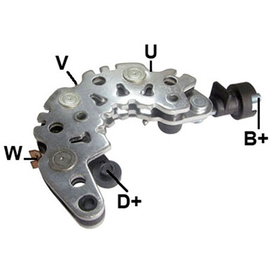 [07GA1602] RECTIFICADOR CHERY QQ 16V 105AMP 6X35 AVALANCHE CON TRIDIODO TIPO CHERY