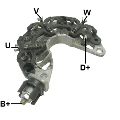 [07GA1603] RECTIFICADOR CHERY QQ FACE 1.3 16V 2010 > 105AMP 3X35A AVALANCHE CON TRIDIODO TIPO CHERY