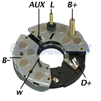 RECTIFICADOR JOHN DEERE IVECO 95AMP 6X35A(GA023) TIPO BOSCH