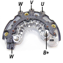 RECTIFICADOR CHEVROLET COBALT ONIX 3X50AMP M8X35 M8X27(GA941) TIPO DELCO