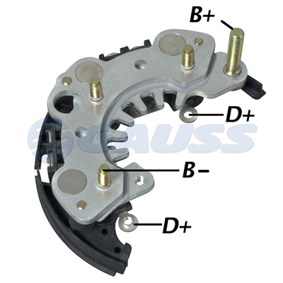 [07GA1762] RECTIFICADOR NISSAN PRIMERA MAZDA 121 85AMP 6X35A TRIDIODO 103MM TIPO HITACHI