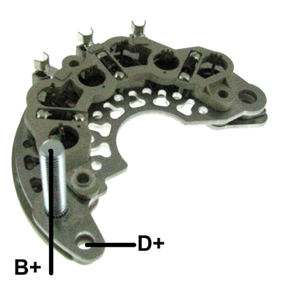 RECTIFICADOR CHEVROLET AVEO 1.6 130AMP 6X50A TIPO DELCO CON TRIDIODO (GA716 )