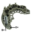 RECTIFICADOR CHEVROLET AVEO 1.6 130AMP 6X50A TIPO DELCO CON TRIDIODO (GA716 )