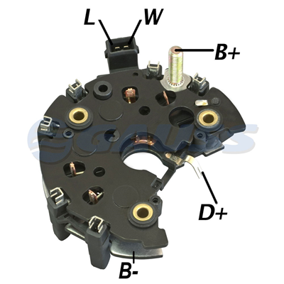 [07GA1852] RECTIFICADOR VW VOLKSWAGEN GOLF 2.0 POLO 85AMP 6X35A (GA223) TIPO BOSCH