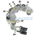 RECTIFICADOR FORD ECOSPORT FORD FOCUS I 140AMP 8X50A110MM(GA350) TIPO VISTEON