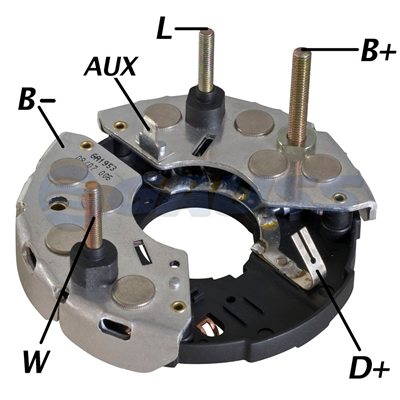 [07GA1953] RECTIFICADOR MB MERCEDES BENZ FORD PEGASSO 90AMP 8X50A TRIDIODO TIPO BOSCH