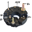 RECTIFICADOR TRACTORS CASE CUMMINS 83 140AMP 8X35A (GA025) TIPO BOSCH