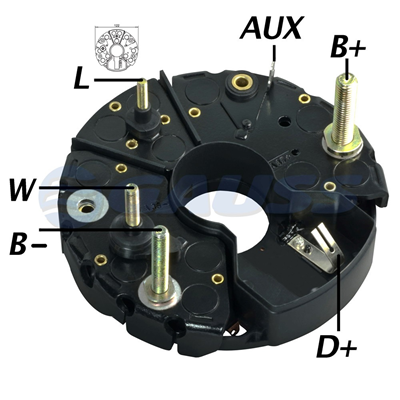 [07GA1989] RECTIFICADOR BUSES IVECO MB MERCEDES BENZ SCANIA 105AMP 8X35A3X35 TRIDIODO (GA301 GA304) TIPO BOSCH