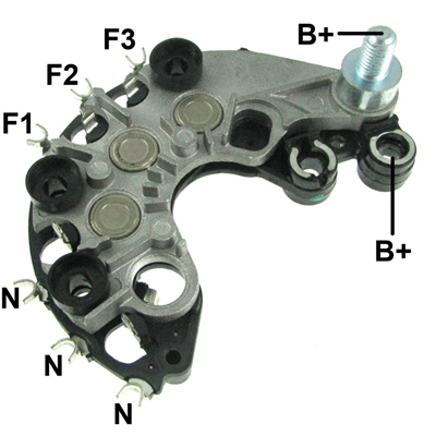 [07GA1998] RECTIFICADOR CHEVROLET CORSA AC 1.4 1.8 90AMP 6X35A AVALANCHE (GA998) TIPO VALEO