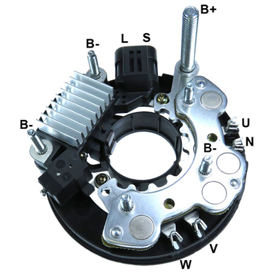 CONJUNTO REG+RECT CHEVROLET LUV DMAX 12V 80AMP 8X35A AVALANCHE TIPO HITACHI