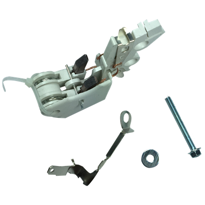 [39HD-617B] PORTAESCOBILLAS ALTERNADOR T-DELCO CHEVROLET KODIAK 21SI /22SI BLANCO | REF: IR81204, MCP-617B, HD-617B, 02553C