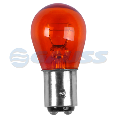 BOMBILLO MINIATURA 1034 BAYD15D 12V 215W LUZ FRENO AMBAR STD CAJA X 10 1987302814 7528 1077 GL1034 12499 
